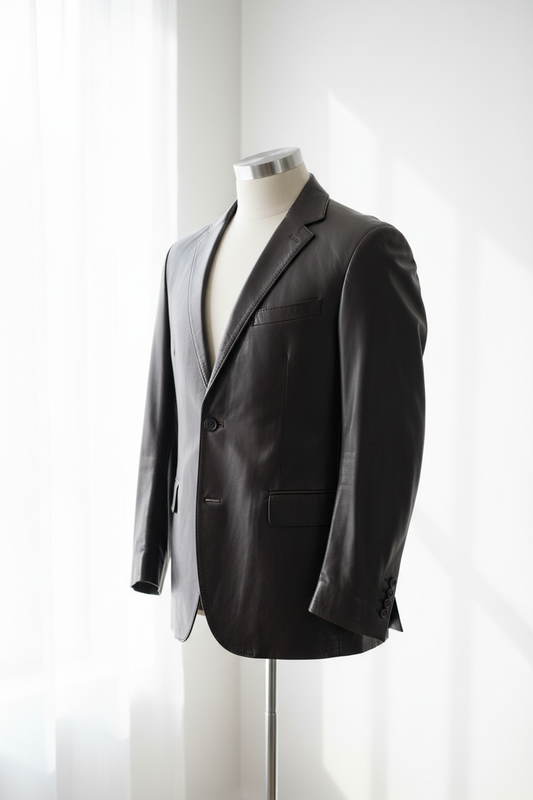 Veste cuir agneau
