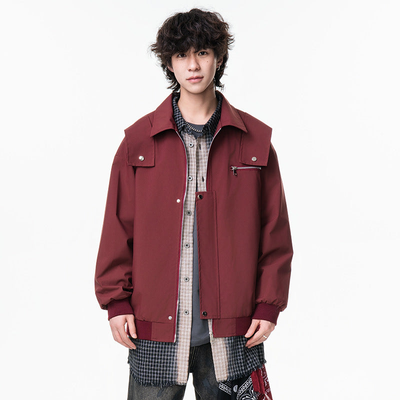 Style Minimalist Windbreaker Jacket Unisex Relaxed Fit