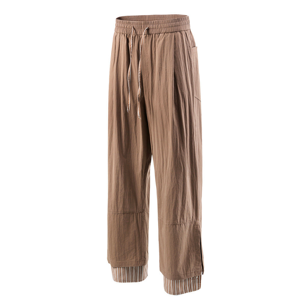 Fake two casual pants