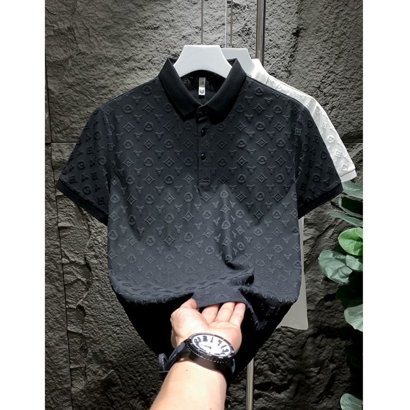 Premium Men's Small-Batch Short Sleeve T-Shirt Summer Fashion Brand Polo Shirt Lightweight Casual Top