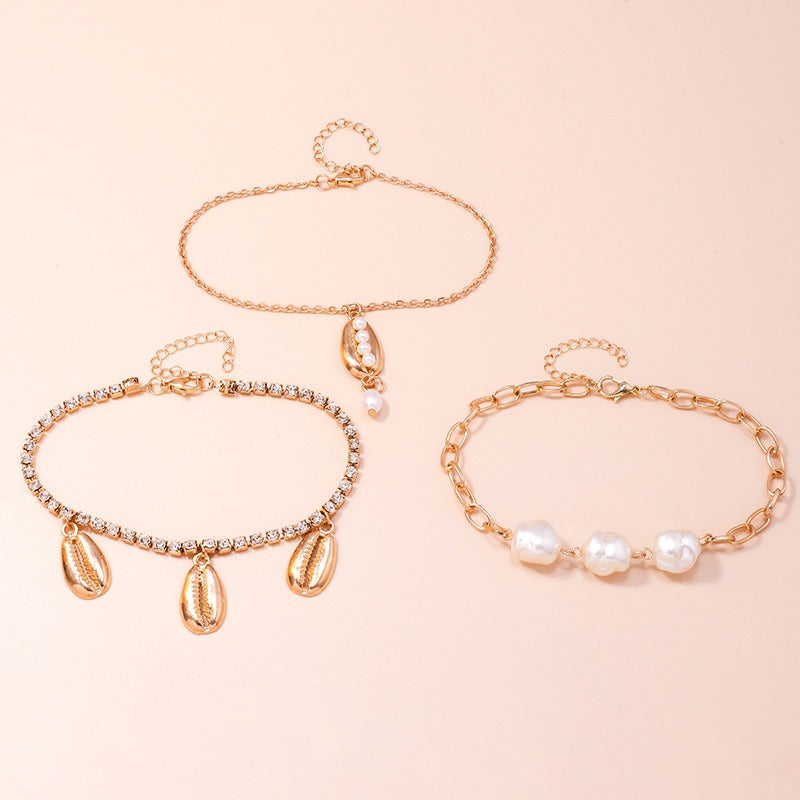 Hawaiian Beach Leisure Footwear Premium Light Luxury Jewelry Set