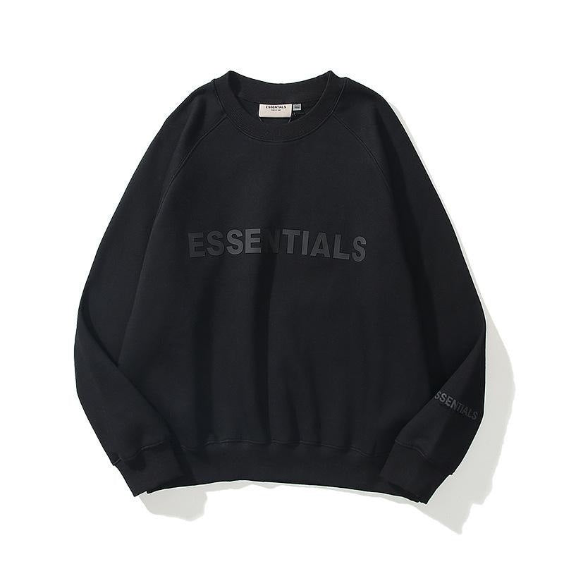 FEAROFGOD Double Line Essentials Fleece Hoodie Unisex Letter Print Sweatshirt