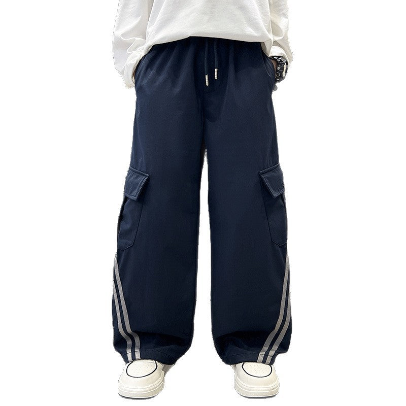 Boys Casual Cargo Pants
