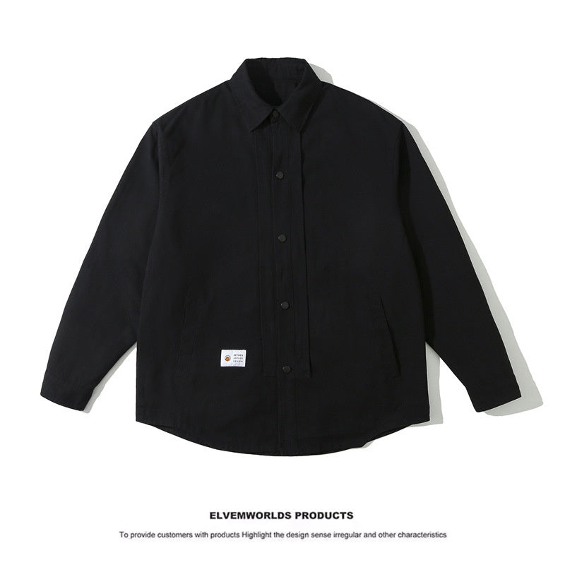 Wash water to make old men's and women's casual loose shirts