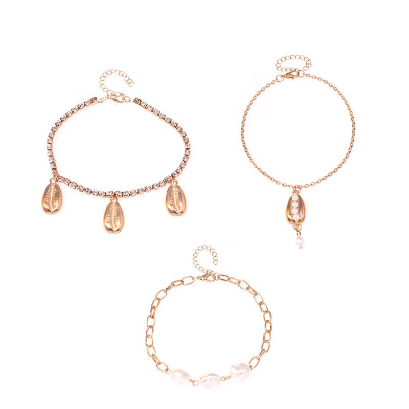 Hawaiian Beach Leisure Footwear Premium Light Luxury Jewelry Set