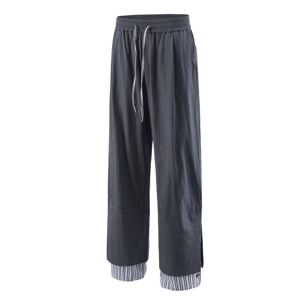 Fake two casual pants
