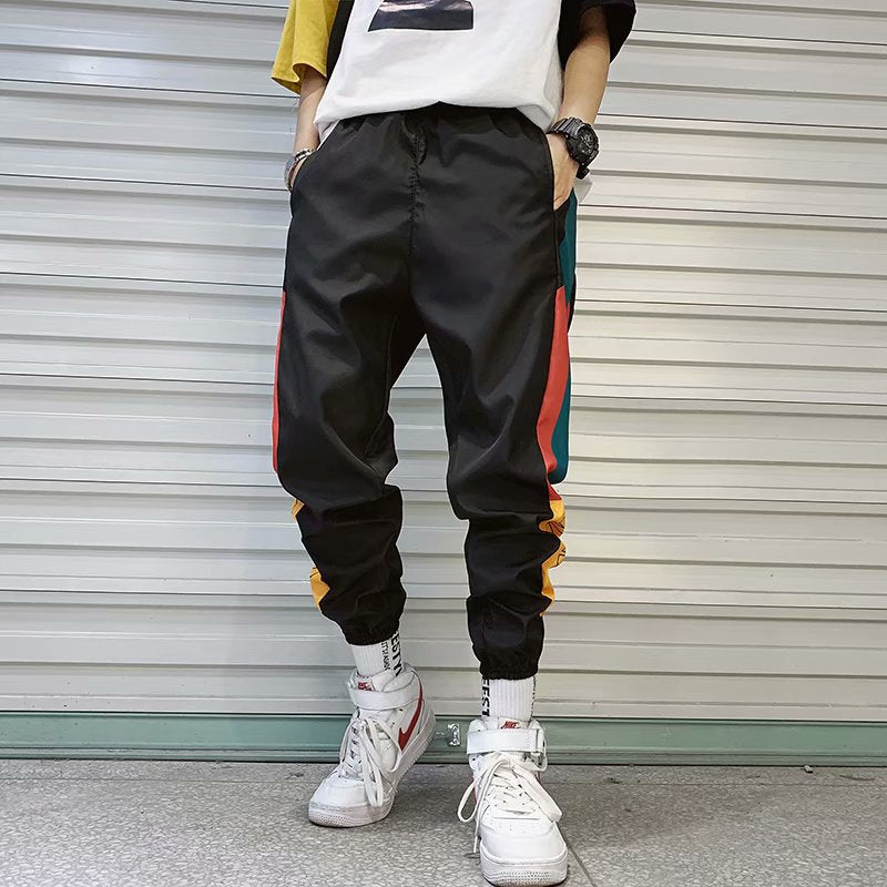 2021 New Hip Hop Streetwear Joggers Pants Men Casual Cargo Pant Trousers High Street Elastic Waist Harem Pant Man