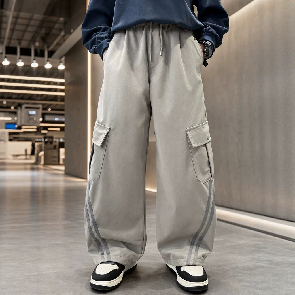 Boys Casual Cargo Pants