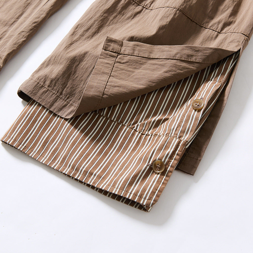 Fake two casual pants