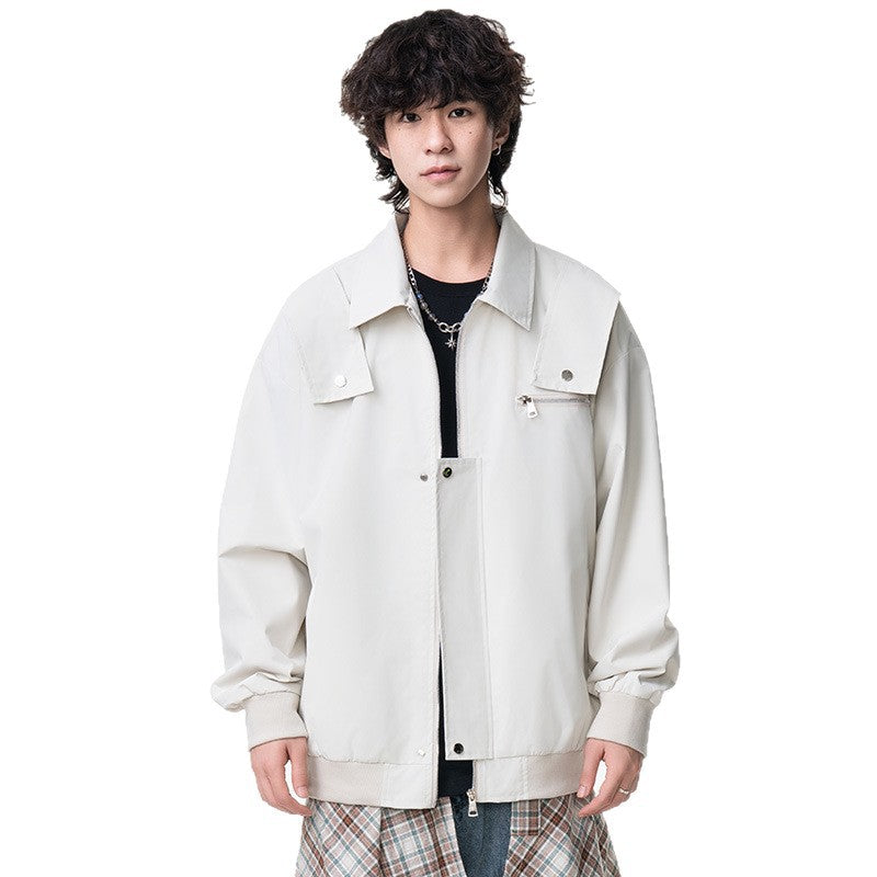 Style Minimalist Windbreaker Jacket Unisex Relaxed Fit
