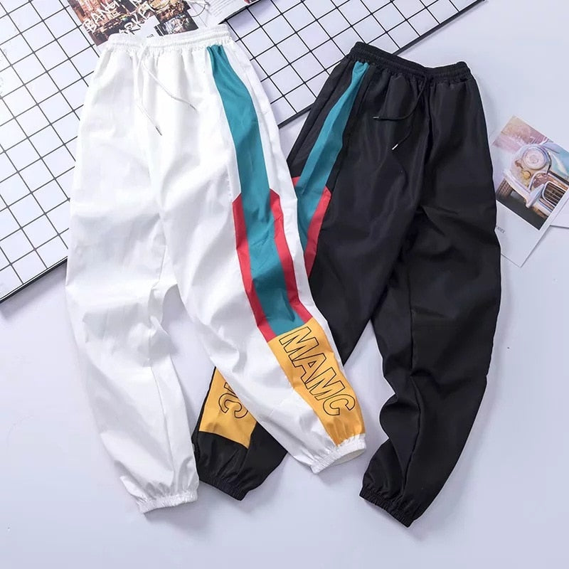 2021 New Hip Hop Streetwear Joggers Pants Men Casual Cargo Pant Trousers High Street Elastic Waist Harem Pant Man