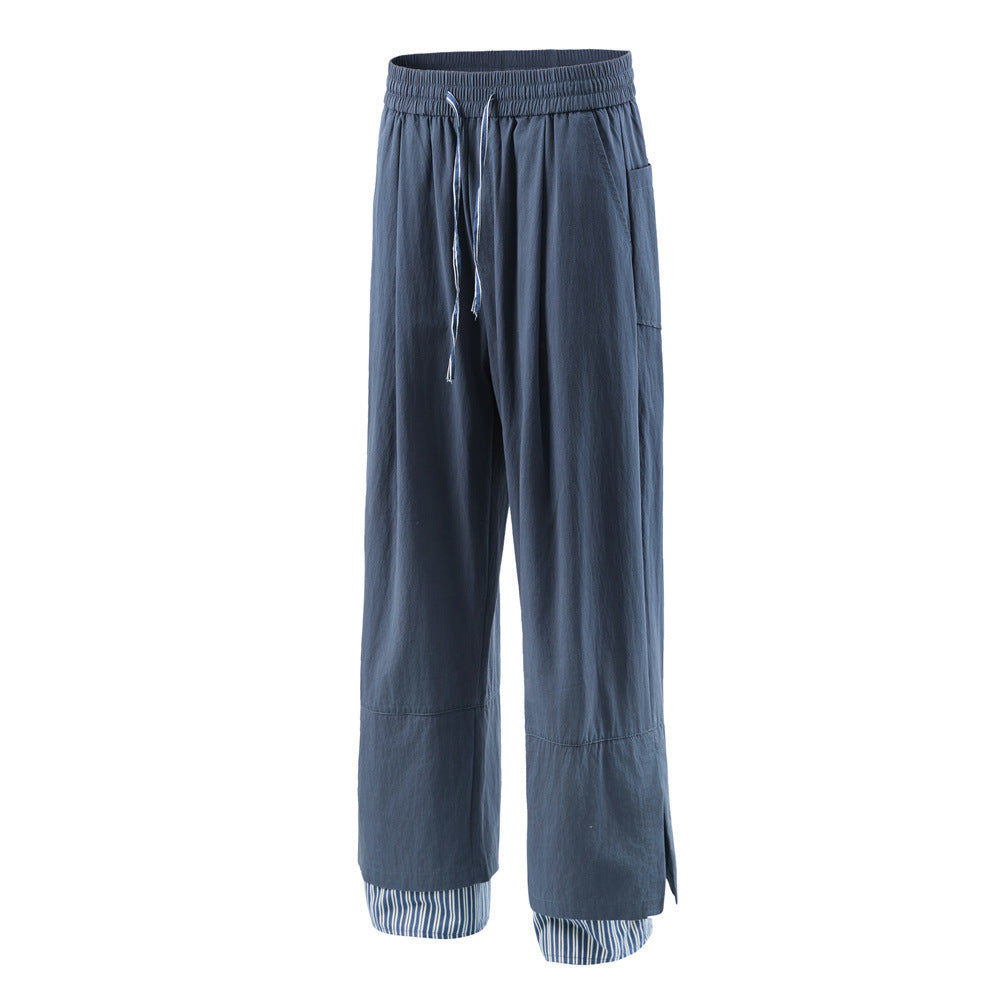 Fake two casual pants